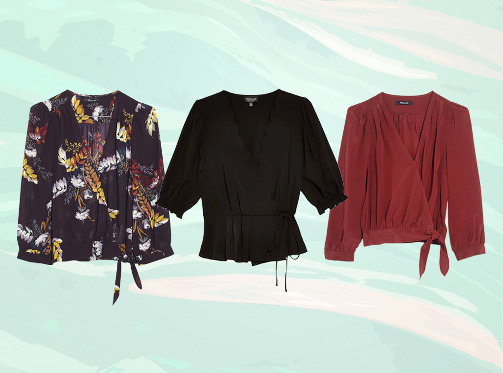 E-comm: Wrap Tops That Show Off Your Figure E-comm: Wrap Tops That Show Off Your Figure